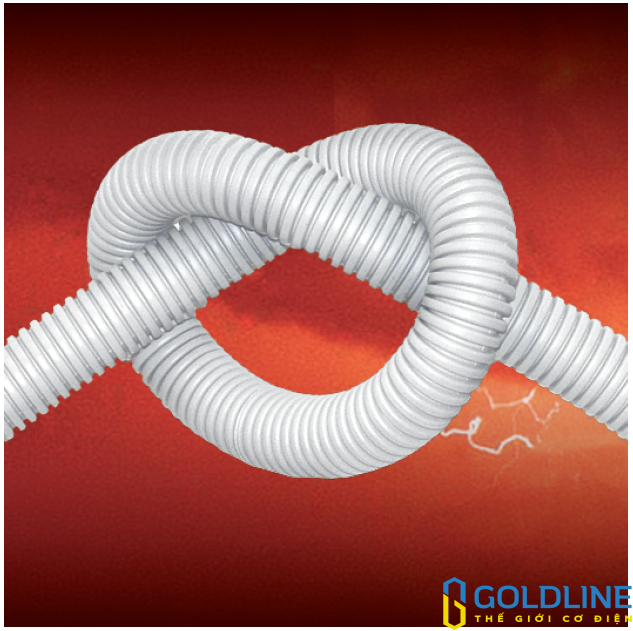 Ống luồn đàn hồi HDPE D16 AC (ống ruột gà) (cuộn/50m)